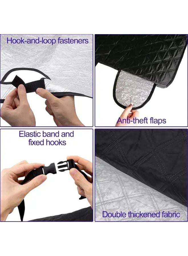 Volkswagen T5 RV Windshield Sunshade Cover 1 Set UV Protection Heat Glare Reduction - Image 5
